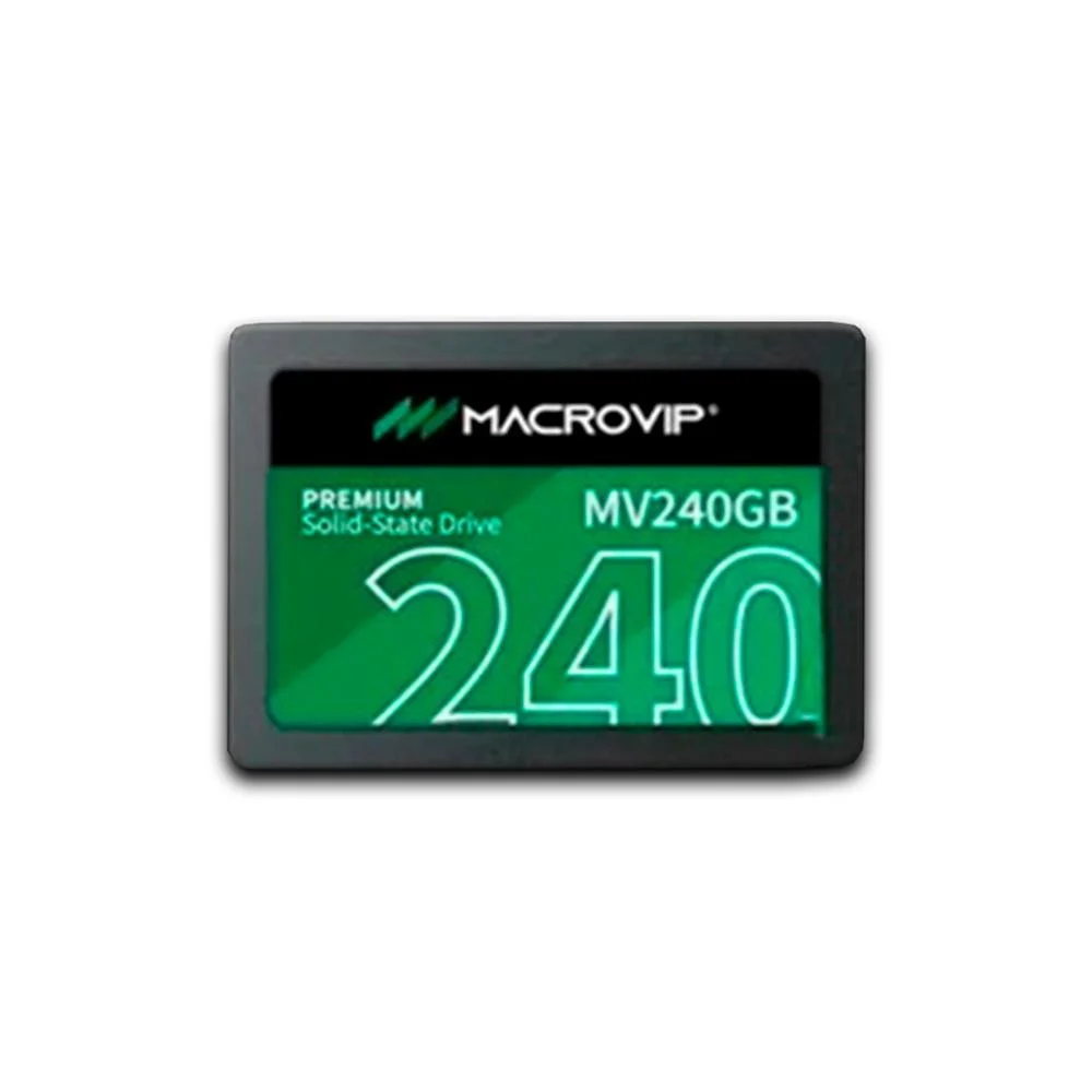 SSD SATA III MACROVIP L:500MB/S G: 450MB/S MV 240GB PRETO(A)