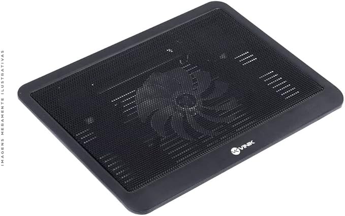 BASE VINIK PARA NOTEBOOK VINIK DYNAMIC WIND COM 1 FAN ATE 15.6" USB PRETO(A)
