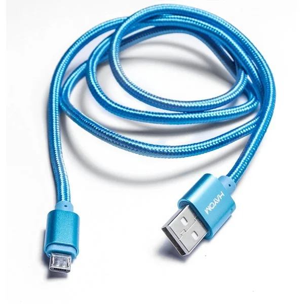 CABO HAYOM CB1117 MICRO USB V8 1MT 2.0 AZUL
