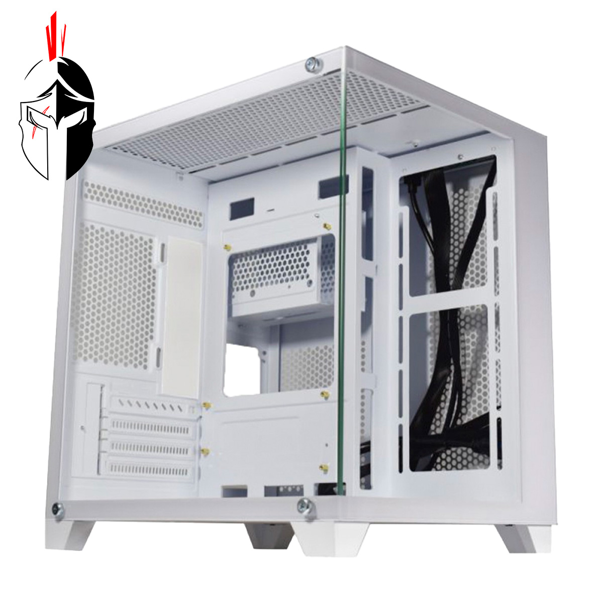 GABINETE KMEX GAMER AQUARIO SPACE AQUA CG-W1KN ATX/MICRO ATX/MINI ITX  BRANCO(A)