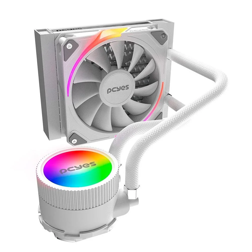 WATER COOLER PCYES SANGUE FRIO 3 GHOST 120MM BRANCO(A)