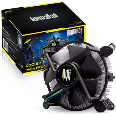 COOLER REVENGER G-VR349 115X/775/1366/1200/1700 BASE COBRE - PRETO (A)