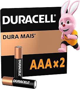 PILHA DURACELL ALCALINA AAA C/2