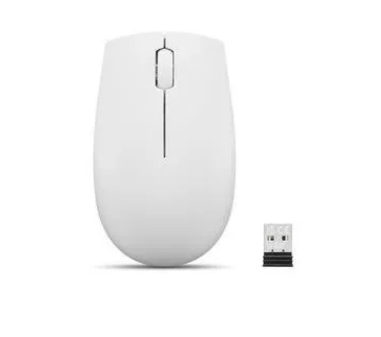 MOUSE SEM FIO LENOVO 300 WIRELESS AMBIDESTRO BRANCO