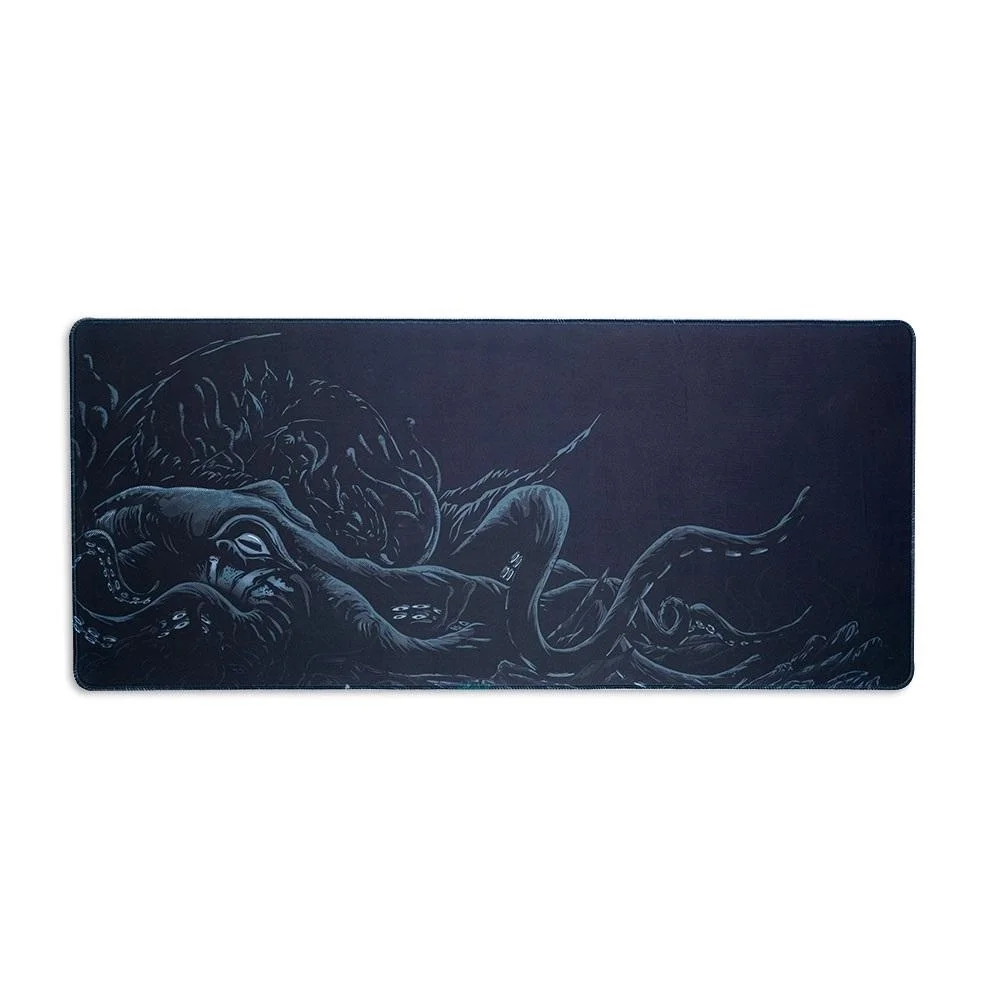 MOUSEPAD DAZZ HYBRID DESKMAT OCTOPUS EXTRA GRANDE 900X400MM PRETO