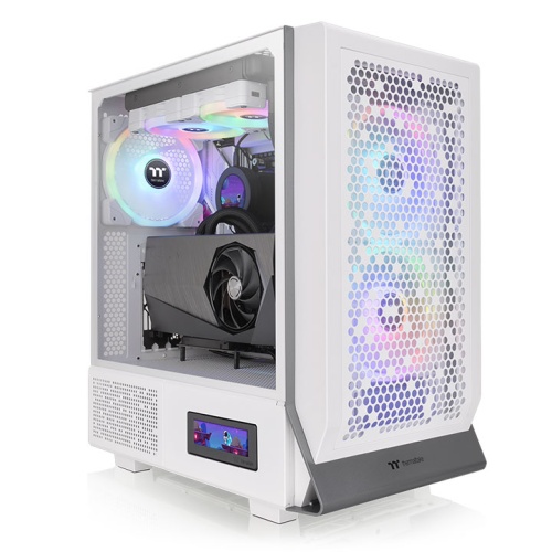 GABINETE TT CERES 300 TG ARGB SNOW WIN 3 FANS  - BRANCO (A)