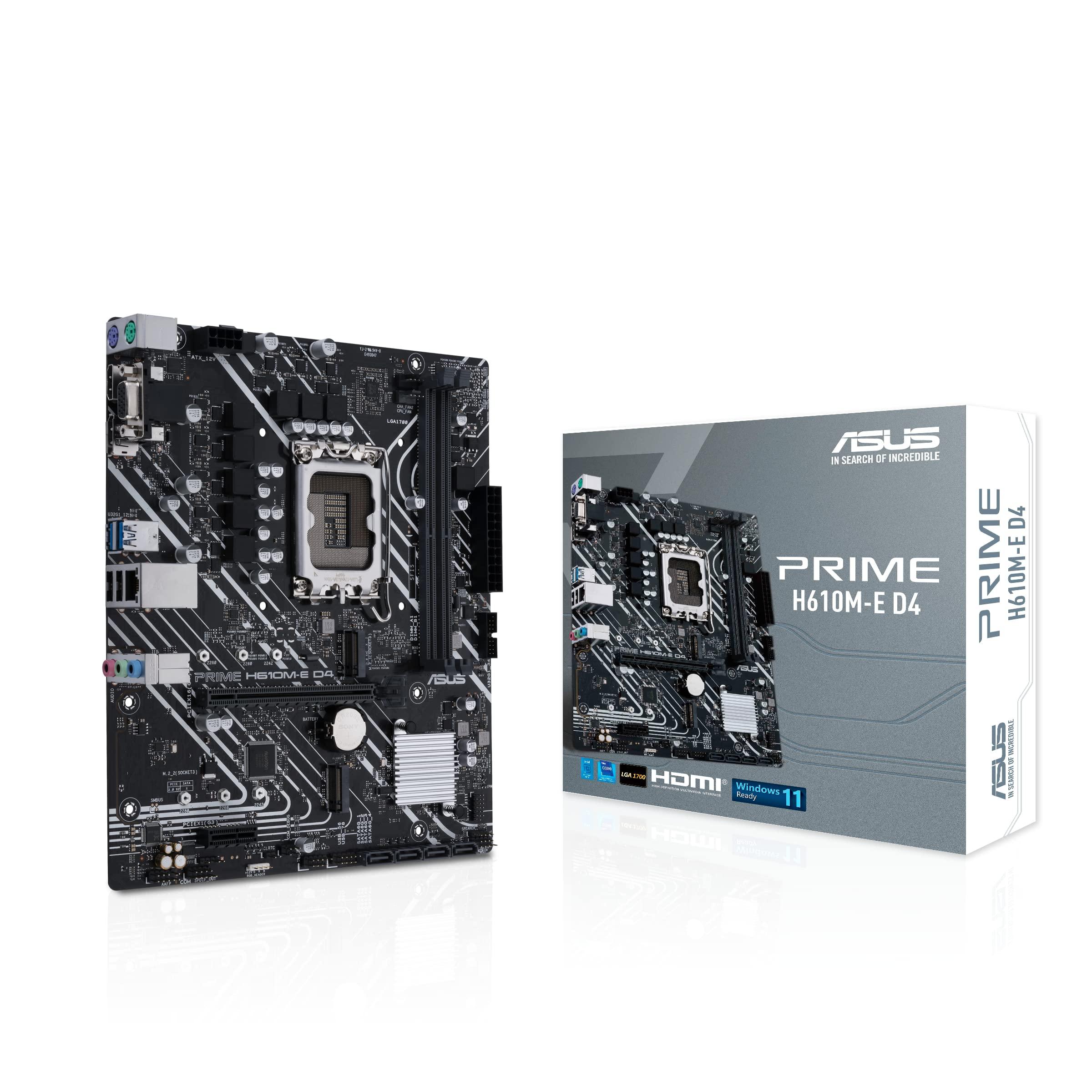 PLACA-MÃE ASUS PRIME H610M-E D4 LGA 1700 DDR4
RESUMO
