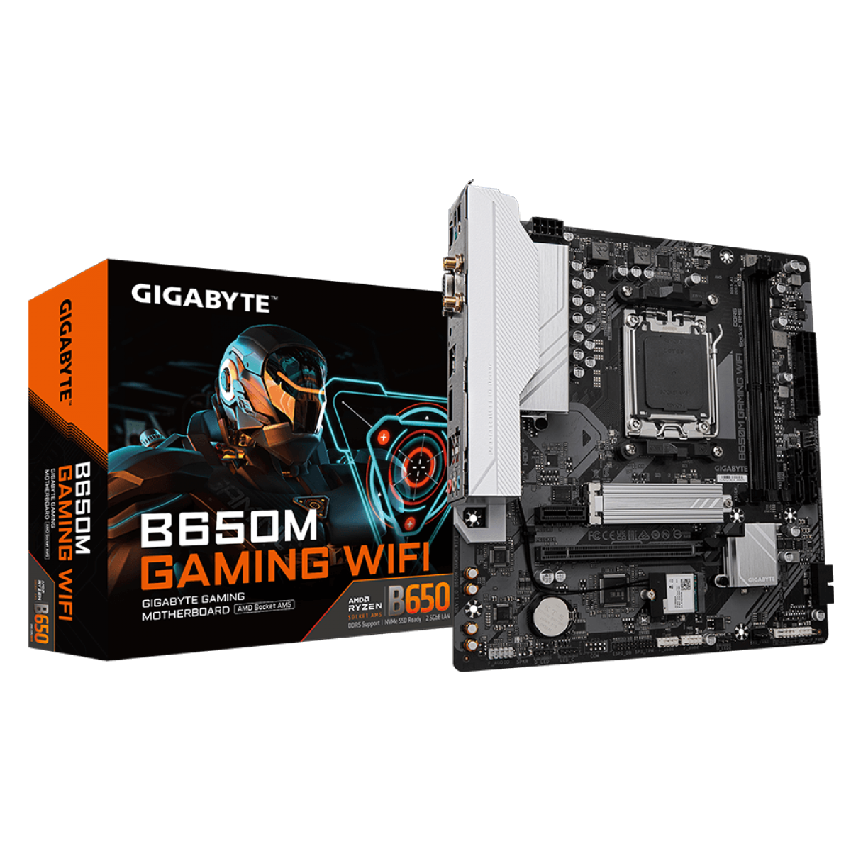 PLACA MÃE GIGABYTE B650M, WI-FI DDR5, SOCKET AMD AM5 (2 SLOTS), M-ATX