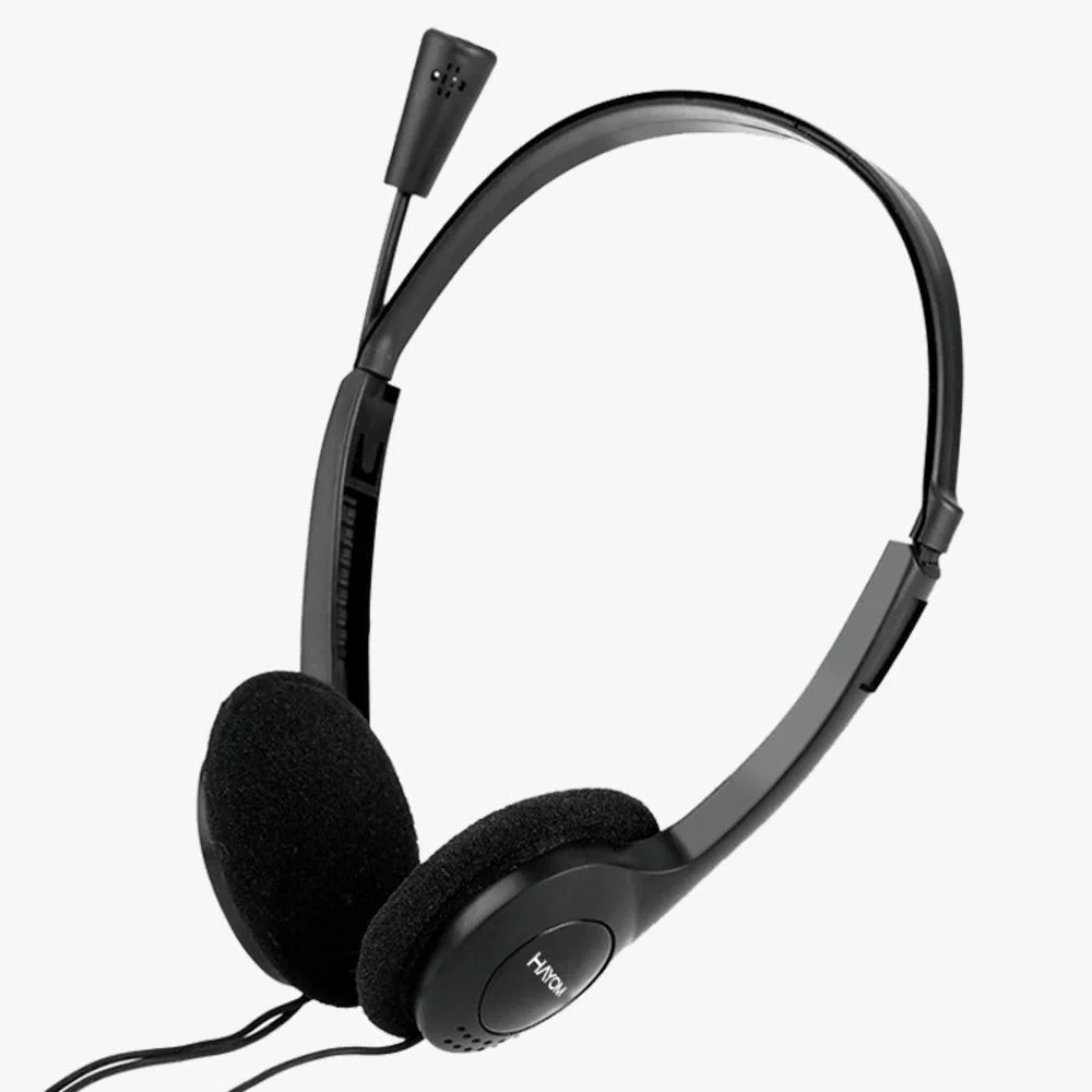 HEADSET HAYOM OFFICE HF2213 C/MICROFONE P2 PRETO(A)