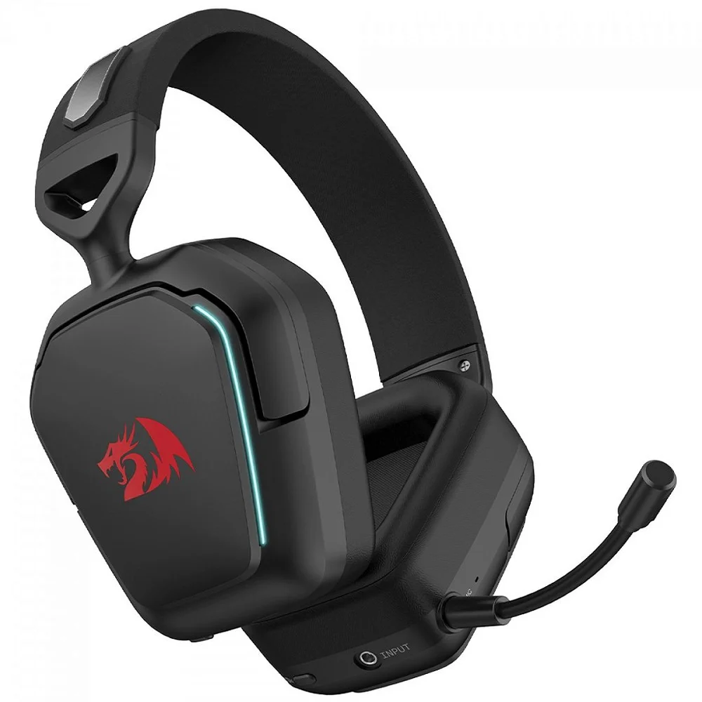 HEADSET REDRAGON GAMER MIRA S/ FIO - MICROFONE DESTACÁVEL, C/ CANCELAMENTO DE RUIDO  - PRETO (A)