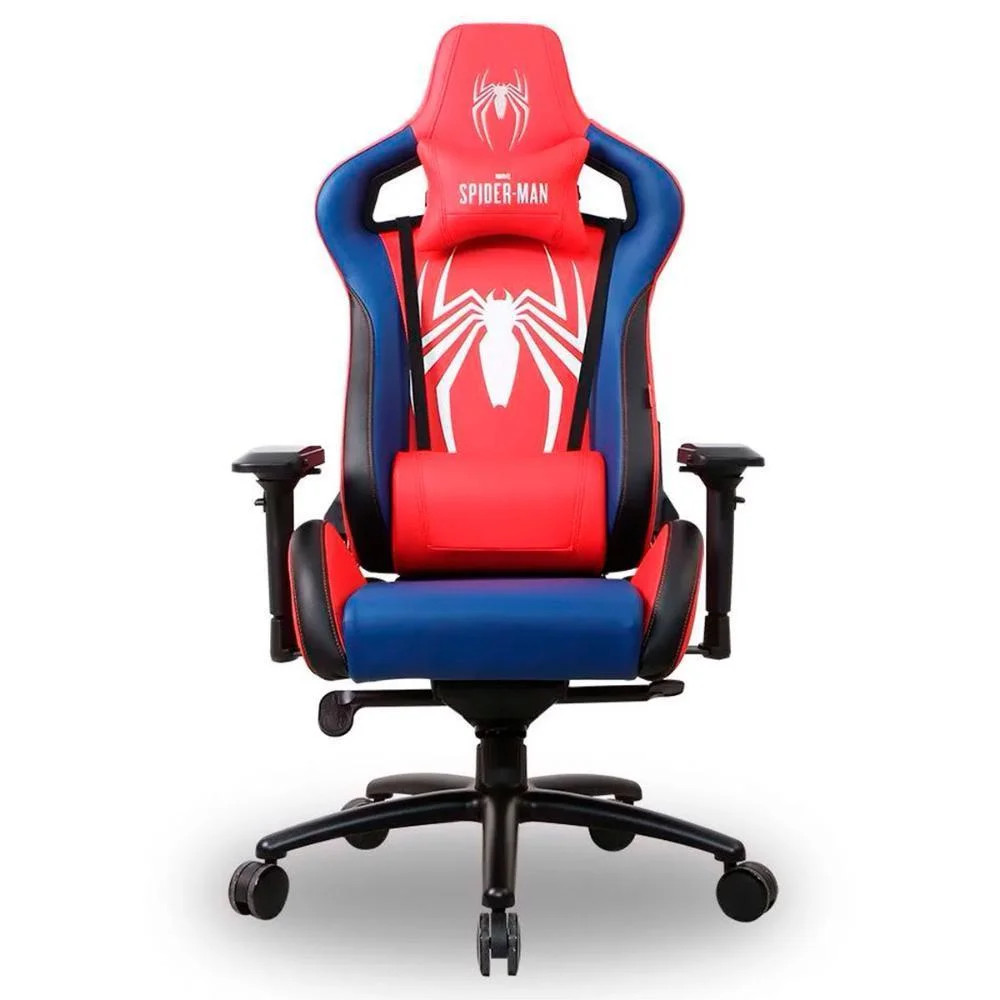 CADEIRA GAMER DAZZ MARVEL HOMEM ARANHA AZUL/BRANCO/VERMELHO