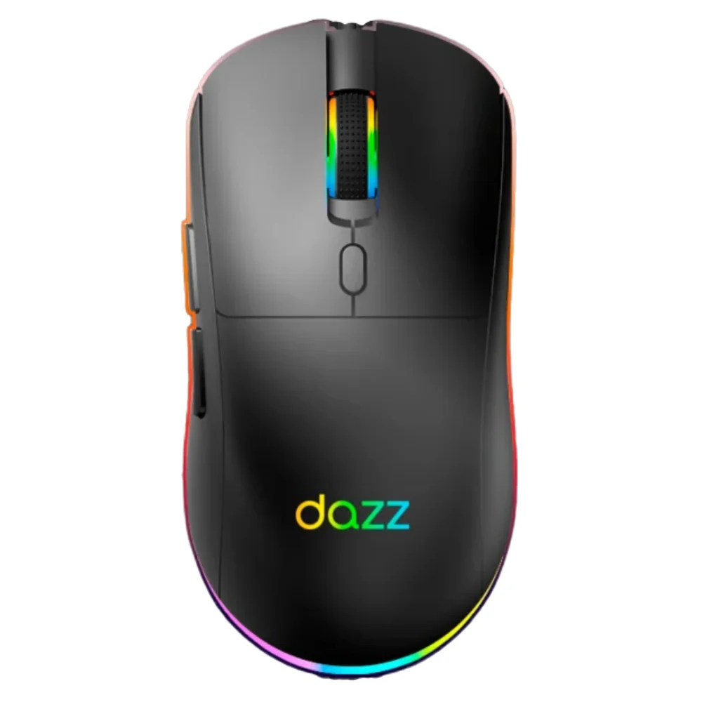 MOUSE GMO3000 DAZZ RGB 12800DPI COM FIO USB2.0 PRETO (A)