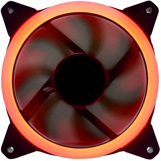 COOLER KMEX FAN 120MMX120MM GAMING MASTER AFQ1225 VERMELHO/AZUL