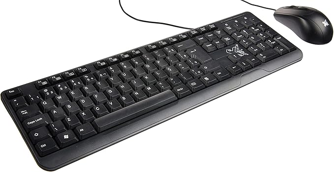 TECLADO/MOUSE (COMBO) ESSENTIAL MAXPRINT TECLADO E MOUSE COM FIO USB 2 - PRETO (A)