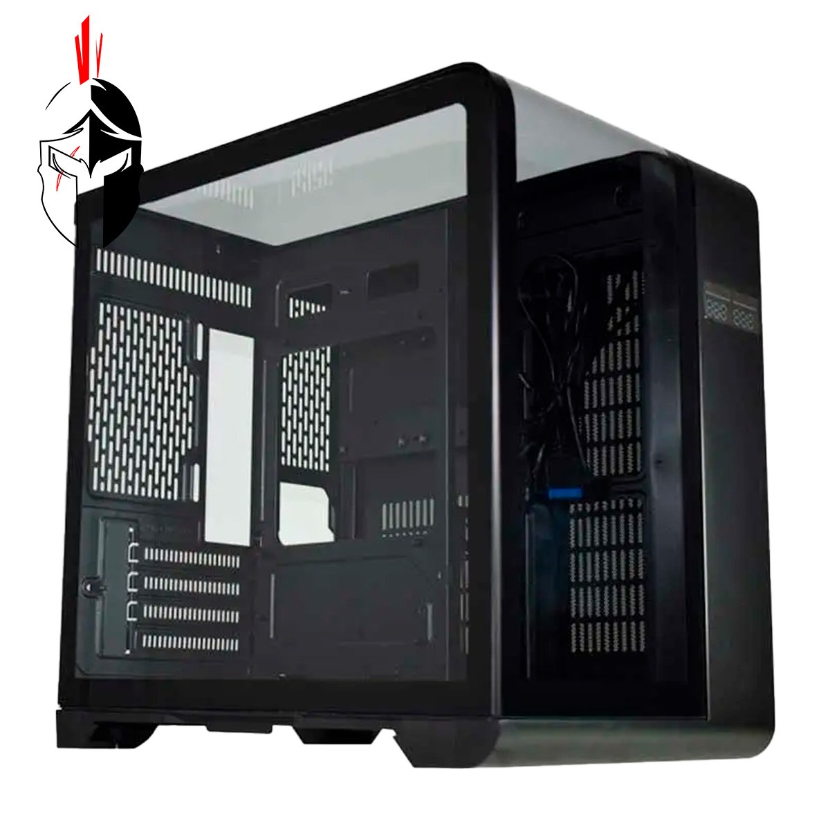GABINETE KMEX GAMER CYBERPUNK AQUARIO MATX PRETO(A)
