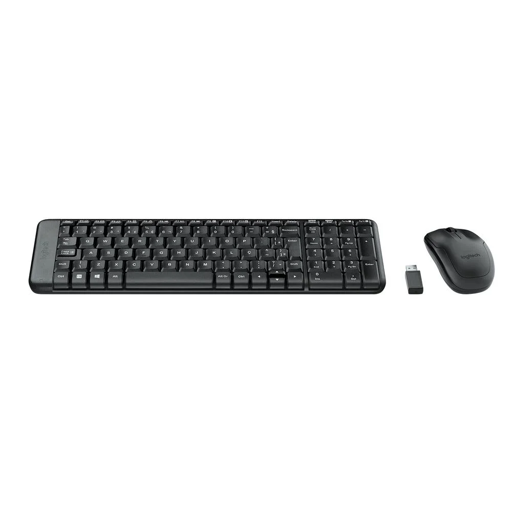 TECLADO/MOUSE (COMBO) LOGITECH MK220 S/FIO - 920-004431 PRETO(A)