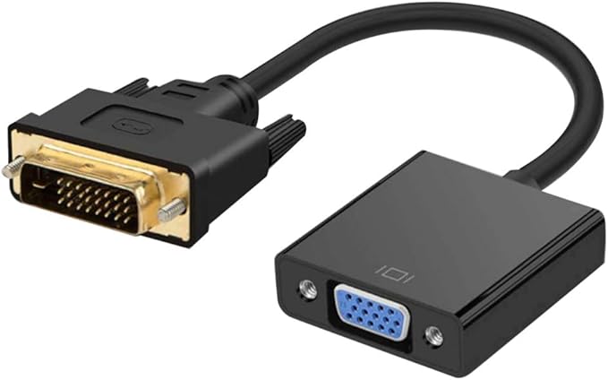 ADAPTADOR VGA P/DVI PRETO(A)
