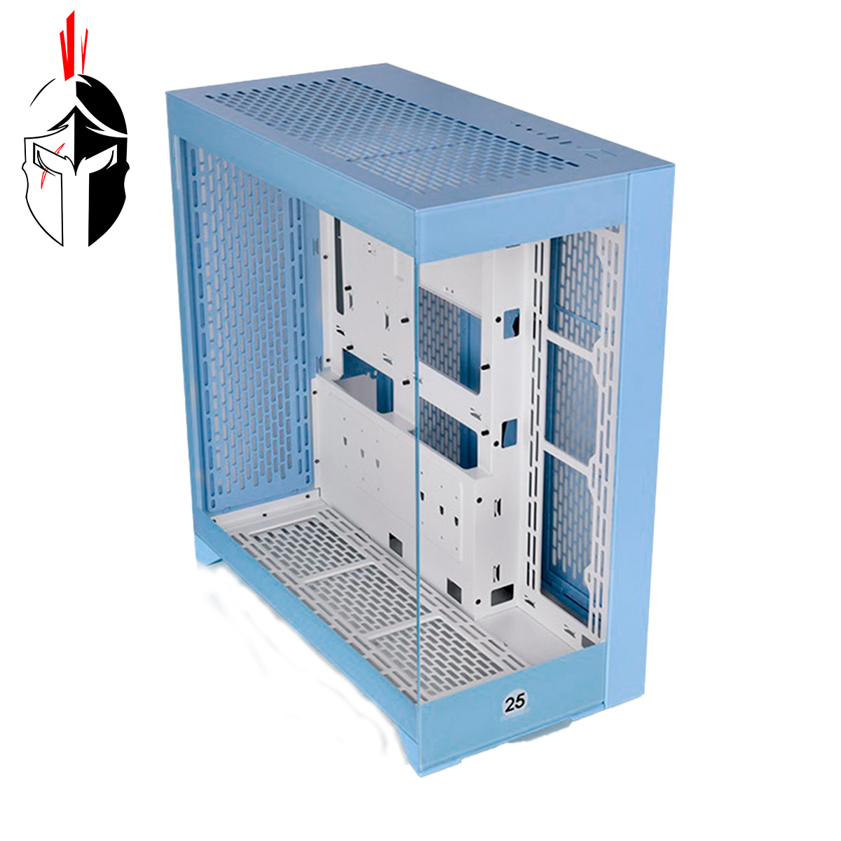 GABINETE TT CTE E600 MX HYDRANGEA E-ATX/ATX/MICRO ATX/MINI ITX AZUL/BRANCO