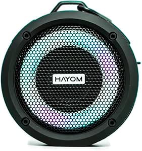 CAIXA DE SOM HAYOM CP2701 BLUETOOTH IPX7 A PROVA D'AGUA 5W RMS PRETO(A)