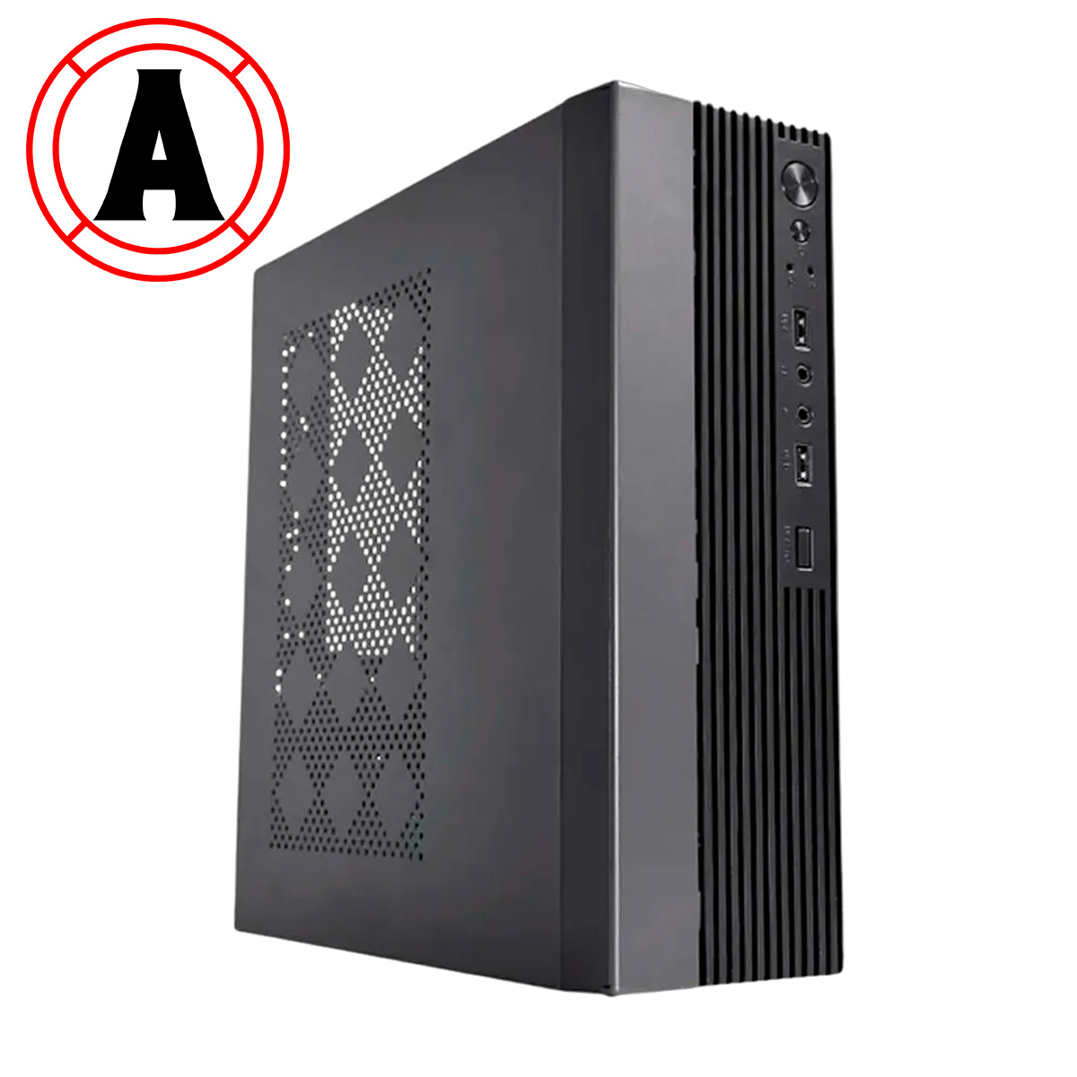 GABINETE KMEX SLIM GM02CK MICRO ATX/ITX COM FONTE PC-200RNG PRETO(A)