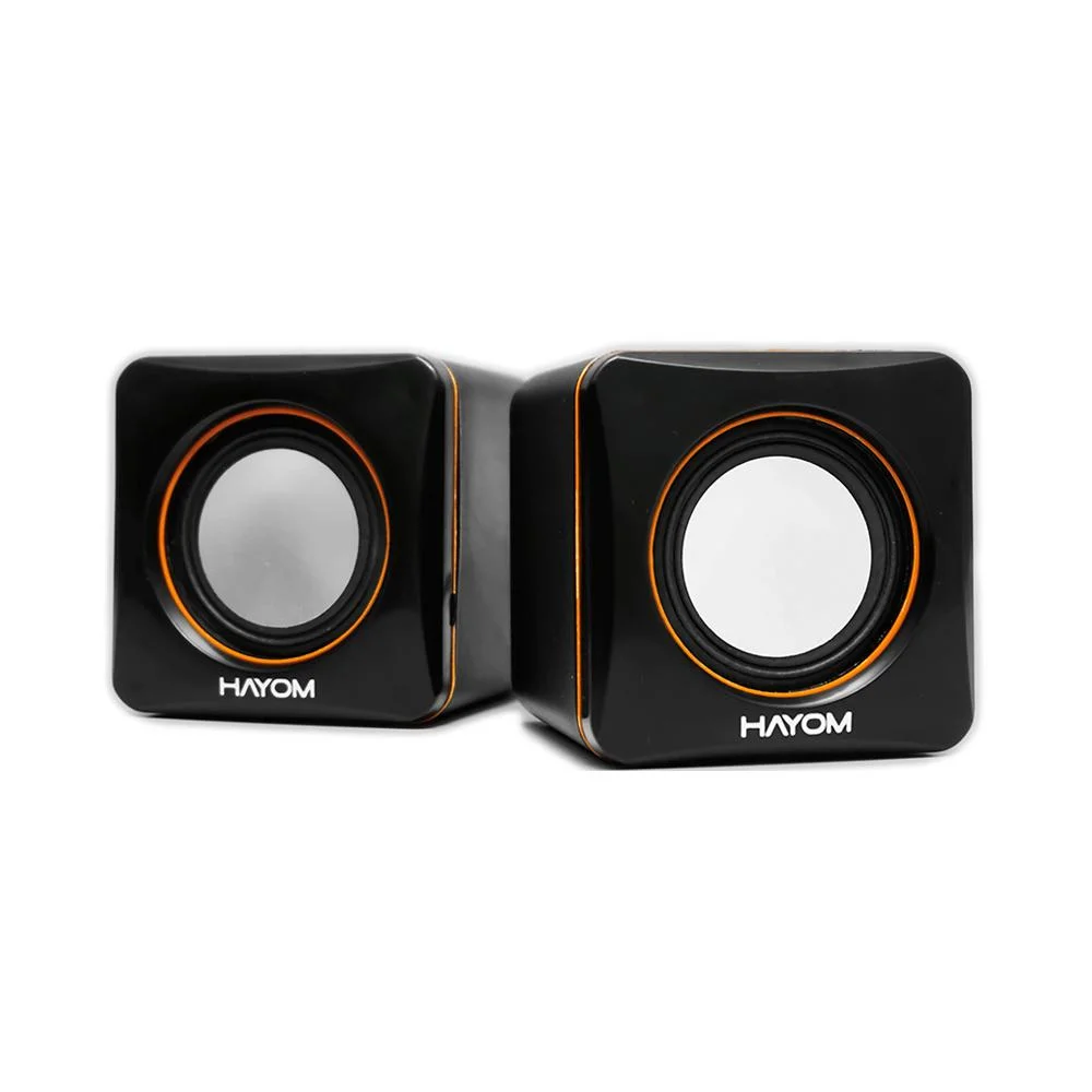 CAIXA DE SOM HAYOM KM2501 - MULTIMIDIA USB 5V 6W RMS PRETO(A)