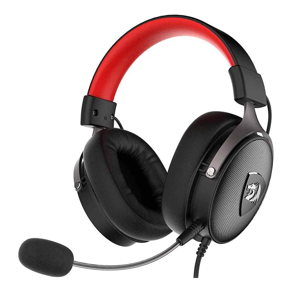 HEADSET REDRAGON ICON 7.1 SURROUND DRIVERS DE 50MM USB/3.5MM H520 PRETO/VERMELHO