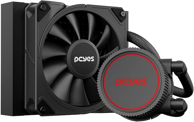 WATER COOLER PCYES SANGUE FRIO 3 VULCAN 120MM WCSF3120BR PRETO(A)