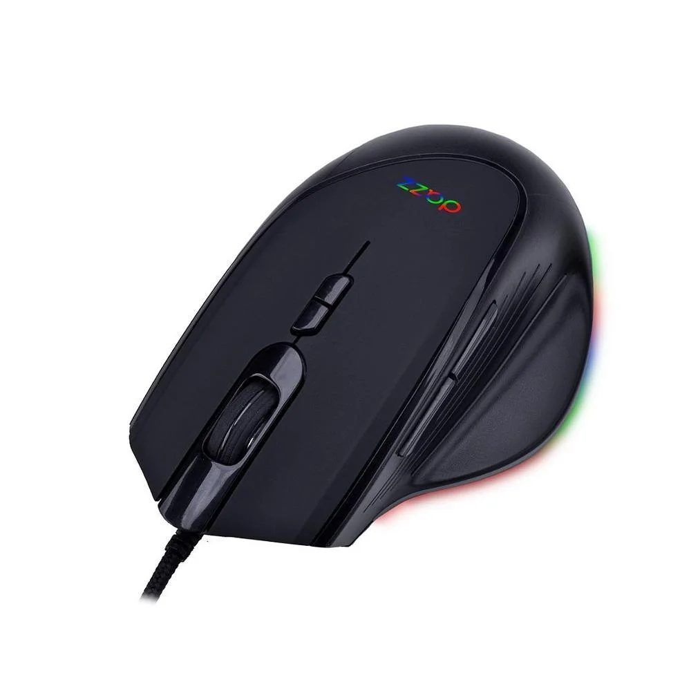 MOUSE DAZZ COLOSSUS 12.000DPI 7 BOTOES RGB PRETO(A)