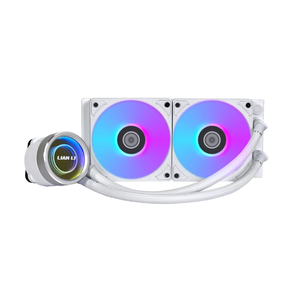 WATER COOLER LIAN LI GALAHAD II TRINITY 240MM 2 FANS RGB BRANCO(A)